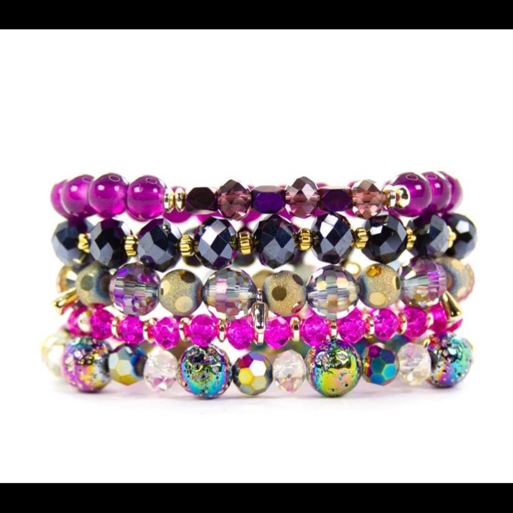 Happy Bracelet Stack
